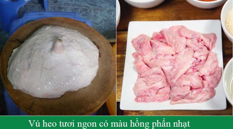 Bí quyết làm món vú heo nướng ngon